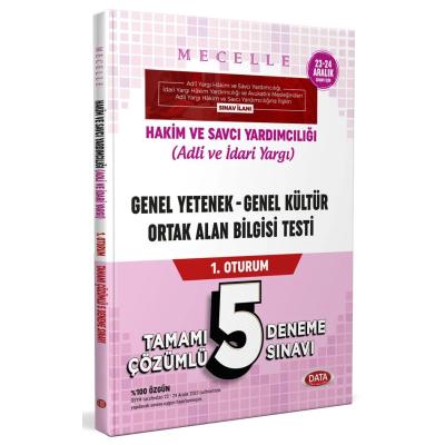 Data Yayınları 2025 Mecelle Hakim ve Savcı Yardımcılığı (Adli-İdari) Genel Yetenek - Genel Kültür Ortak Alan Bilgisi 1. Oturum
