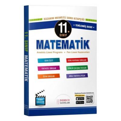 Derece Yayınları 11. Sınıf Matematik Seti