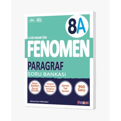 Fenomen Okul Yayınları Lgs 8. Sınıf Paragraf A Soru Bankası