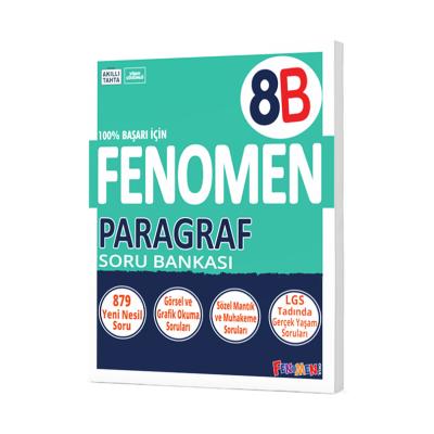 Fenomen Okul Yayınları Lgs 8. Sınıf Paragraf B Soru Bankası