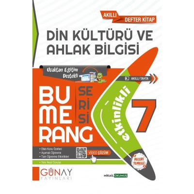 Günay Yayınları 7. Sınıf Bumerang Serisi Etkinlikli Din Kültürü Ve Ahlak Bilgisi