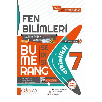 Günay Yayınları 7. Sınıf Bumerang Serisi Etkinlikli Fen Bilimleri