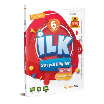 Hiper Zeka 6. Sınıf İLK Sosyal Bilgiler Haftalık Soru Bankası