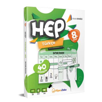 Hiper Zeka LGS 8. Sınıf Haftalık HEP Türkçe 40 Deneme
