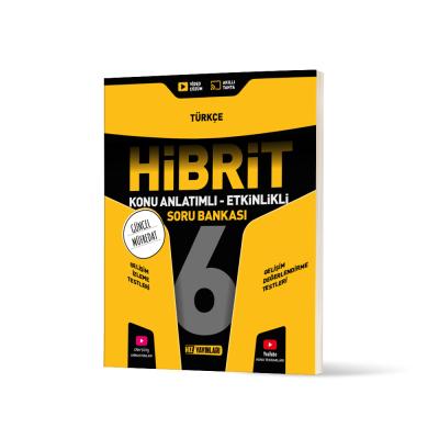 Hız Yayınları 6. Sınıf HİBRİT Türkçe Soru Bankası