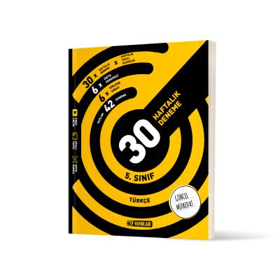 Hız Yayınları 5. Sınıf Türkçe Haftalık Deneme