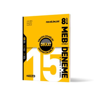 Hız Yayınları LGS 8. Sınıf Fen Bilimleri 15 Deneme