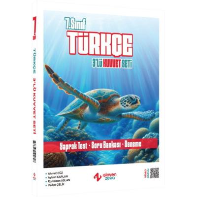 İşleyen Zeka 7. Sınıf Türkçe 3 lü Kuvvet Serisi Seti