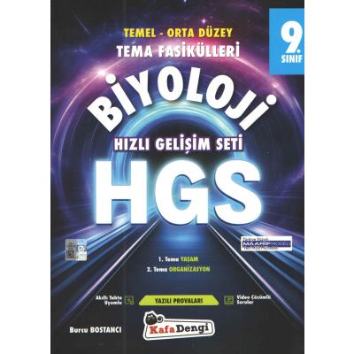 Kafa Dengi Yayınları 9. Sınıf HGS Biyoloji Tema Fasikülleri