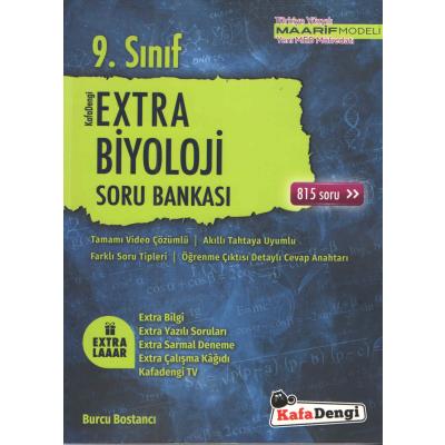 Kafa Dengi Yayınları 9. Sınıf EXTRA Biyoloji Soru Bankası
