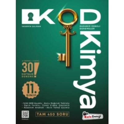 Kafa Dengi Yayınları 11. Sınıf Kod Kimya Kazanım Odaklı Denemeleri