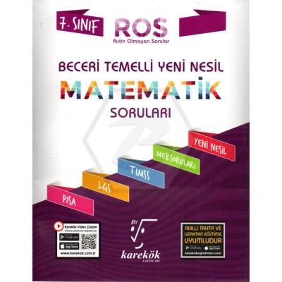 Karekök Yayınları 7. Sınıf Beceri Temelli Yeni Nesil Matematik Soruları