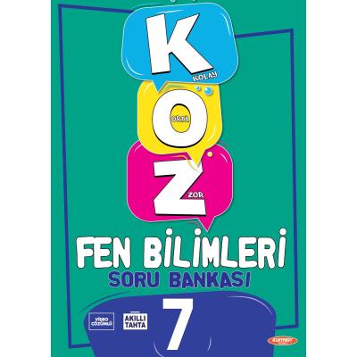 Kurmay Yayınları 7. Sınıf Koz (Kolay – Orta – Zor) Fen Bilimleri Soru Bankası