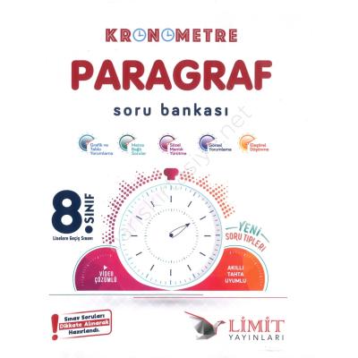 Limit Yayınları LGS 8. Sınıf Kronometre Paragraf Soru Bankası