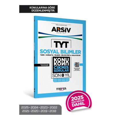 Marka Yayınları TYT Sosyal Bilimler Konu Konu Çıkmış Sorular Son 8 yıl Çıkmış Sorular