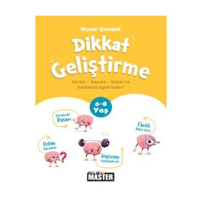 Okyanus Yayınları 68 Yaş Junior Master Dikkat Geliştirme Egzersizleri
