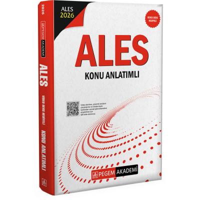 Pegem Yayınları 2026 ALES Konu Anlatımlı