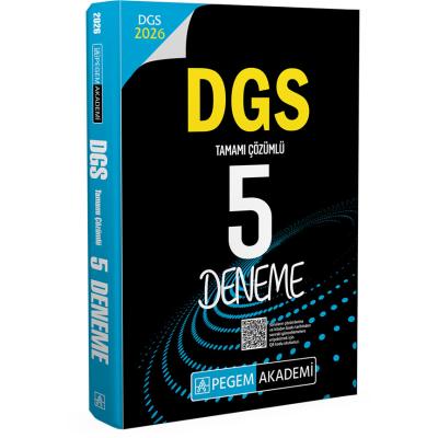 Pegem Yayınları 2026 DGS Tamamı Çözümlü 5 Deneme