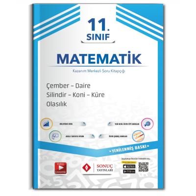 Sonuç Yayınları 11. Sınıf Matematik Çember ve Daire Silindir Koni Küre Olasılık Soru Bankası