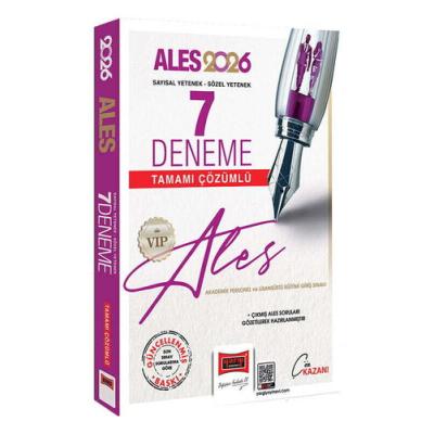 Yargı Yayınları 2026 ALES VIP Sayısal-Sözel Yetenek Tamamı Çözümlü 7 Deneme