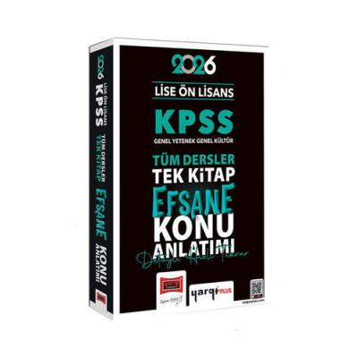 Yargı Yayınları 2026 KPSS Lise Ön Lisans GK-GY Tüm Dersler Tek Kitap Efsane Konu Anlatımı