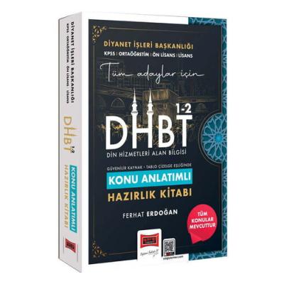 Yargı Yayınları 2026 KPSS - Ortaöğretim - Ön Lisans - DHBT 1-2 Tüm Adaylar İçin Konu Anlatımı Hazırlık Kitabı