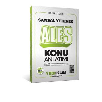 Yediiklim Yayınları 2026 Master Serisi ALES Sayısal Yetenek Konu Anlatımı