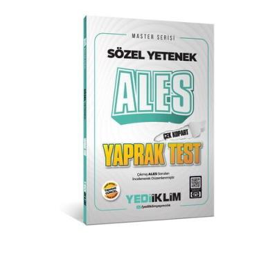 Yediiklim Yayınları ALES Sözel Yetenek Çek Kopart Yaprak Test