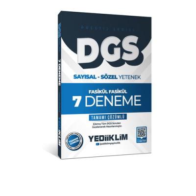 Yediiklim Yayınları 2026 DGS Prestij Serisi Sayısal Sözel Yetenek Tamamı Çözümlü Fasikül Fasikül 7 Deneme